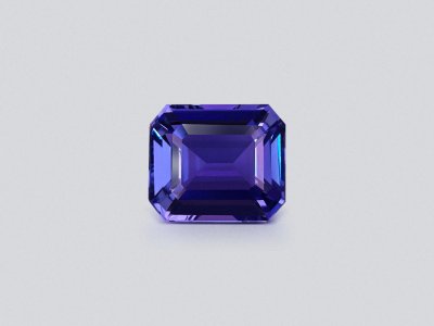 Tanzanite in asscher cut 7.73 carats, Tanzania photo