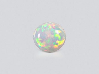 White opal round cut 29.77 carats, Ethiopia photo