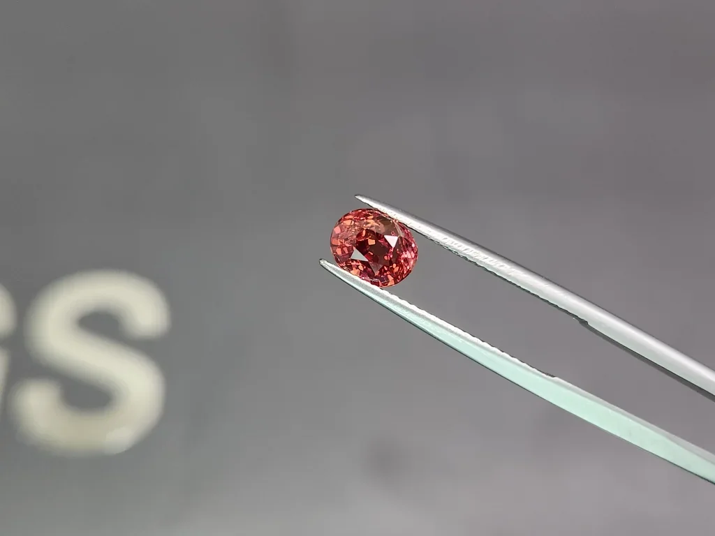 Unheated Padparadscha sapphire oval cut 1.98 carats, Madagascar Image №3