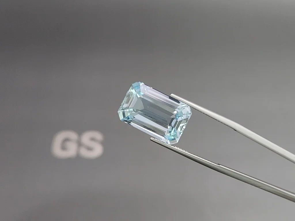 Large aquamarine octagon cut 15.88 carats, Madagascar  Image №3