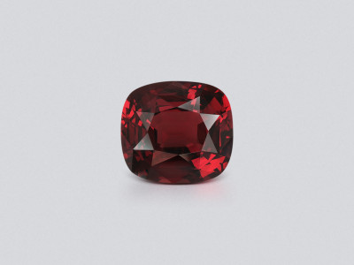 Spinel intense red cushion cut 6.54 carats, Vietnam photo