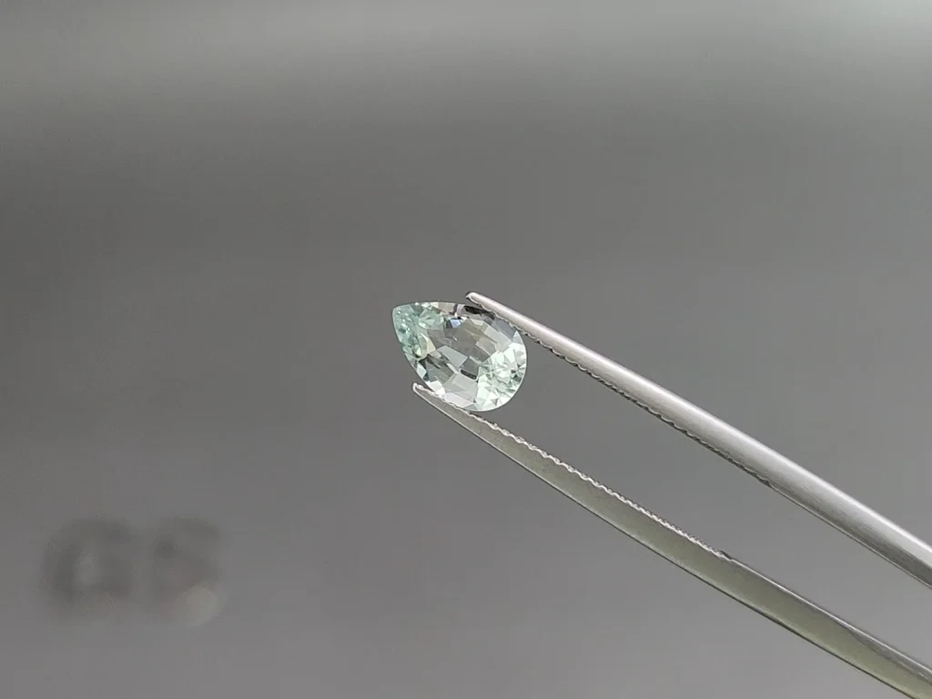 Set of aquamarines in pear cut 1.71 carats, Madagascar Image №2