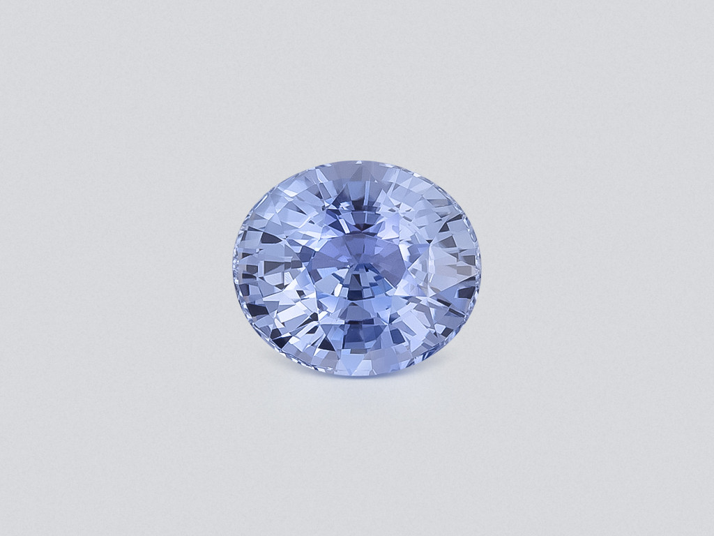 Unheated Pastel Blue sapphire in oval cut 3.02 carats, Sri Lanka Image №1