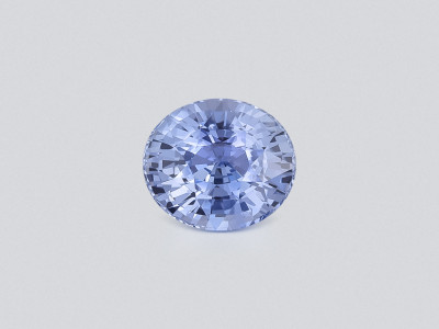 Unheated Pastel Blue sapphire in oval cut 3.02 carats, Sri Lanka photo
