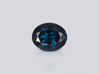 Blue spinel oval cut 3.38 carats, Tanzania photo