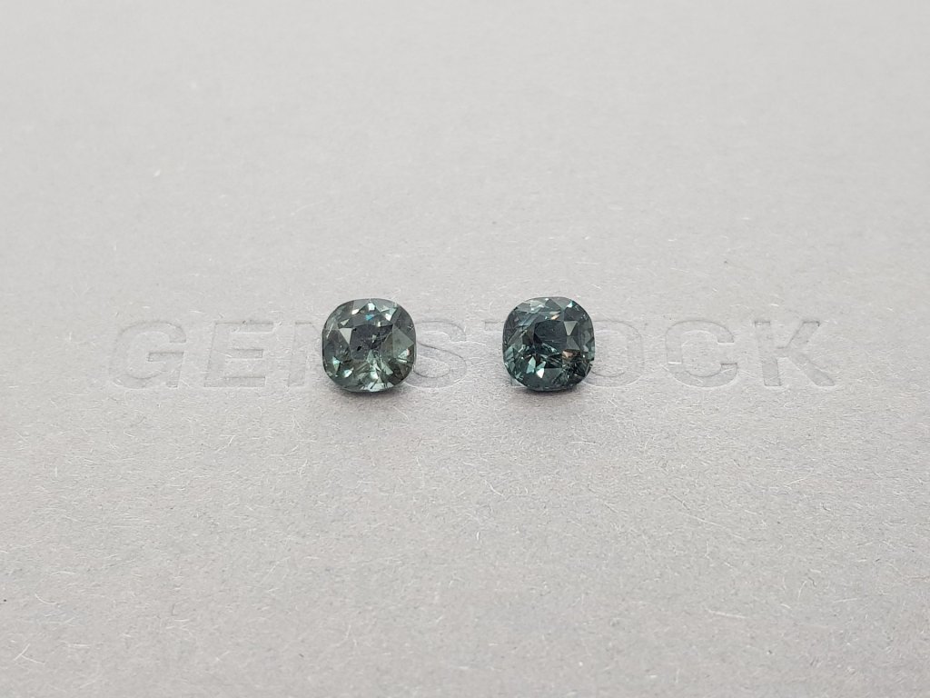 Pair of Cushion Cut Color Change Garnets 3.29ct Image №1