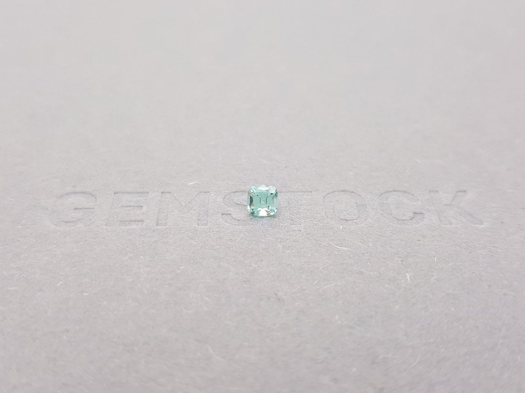Cushion cut greenish-blue tourmaline 0.22 ct Image №1