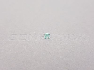 Cushion cut greenish-blue tourmaline 0.22 ct photo