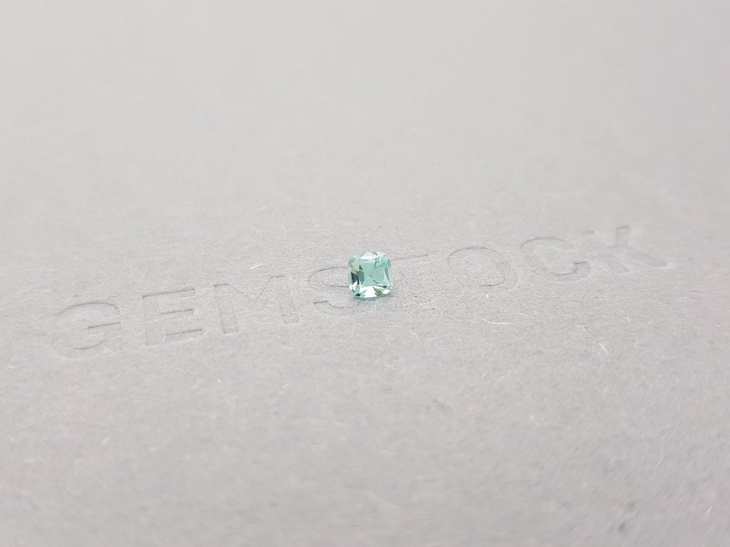 Cushion cut greenish-blue tourmaline 0.22 ct Image №2
