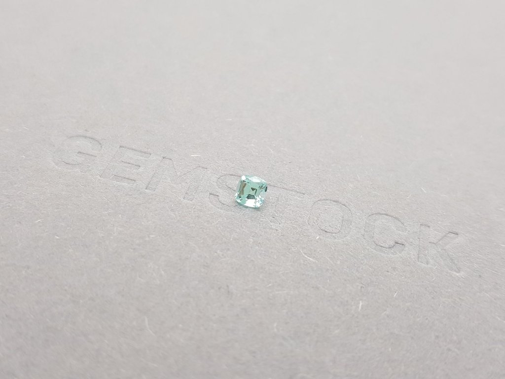 Cushion cut greenish-blue tourmaline 0.22 ct Image №3