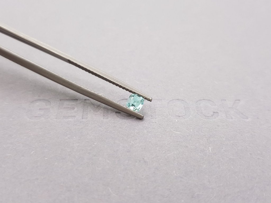 Cushion cut greenish-blue tourmaline 0.22 ct Image №4