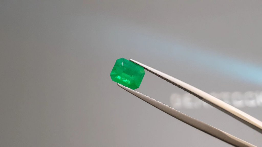 Colombian Vivid Green Emerald 1.25 ct Image №5