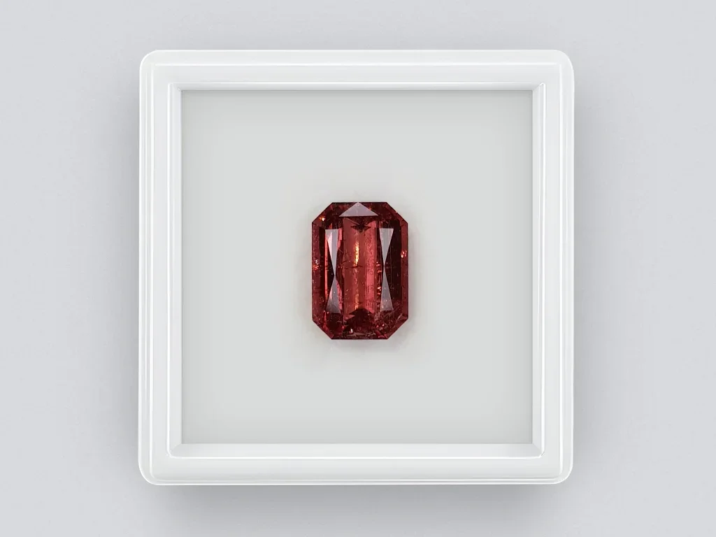Octagon Cut Red Tourmaline 4.77ct Image №1