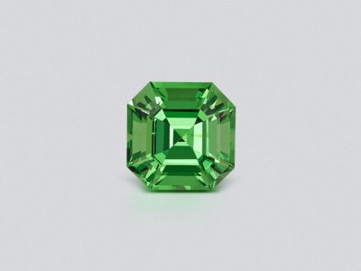 Neon Green tsavorite garnet in asscher cut 1.34 carats, Tanzania  photo