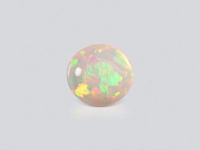 White opal round cut 27.34 carats, Ethiopia photo