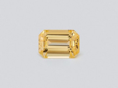 Unheated yellow sapphire octagon cut 4.02 carats, Sri Lanka photo