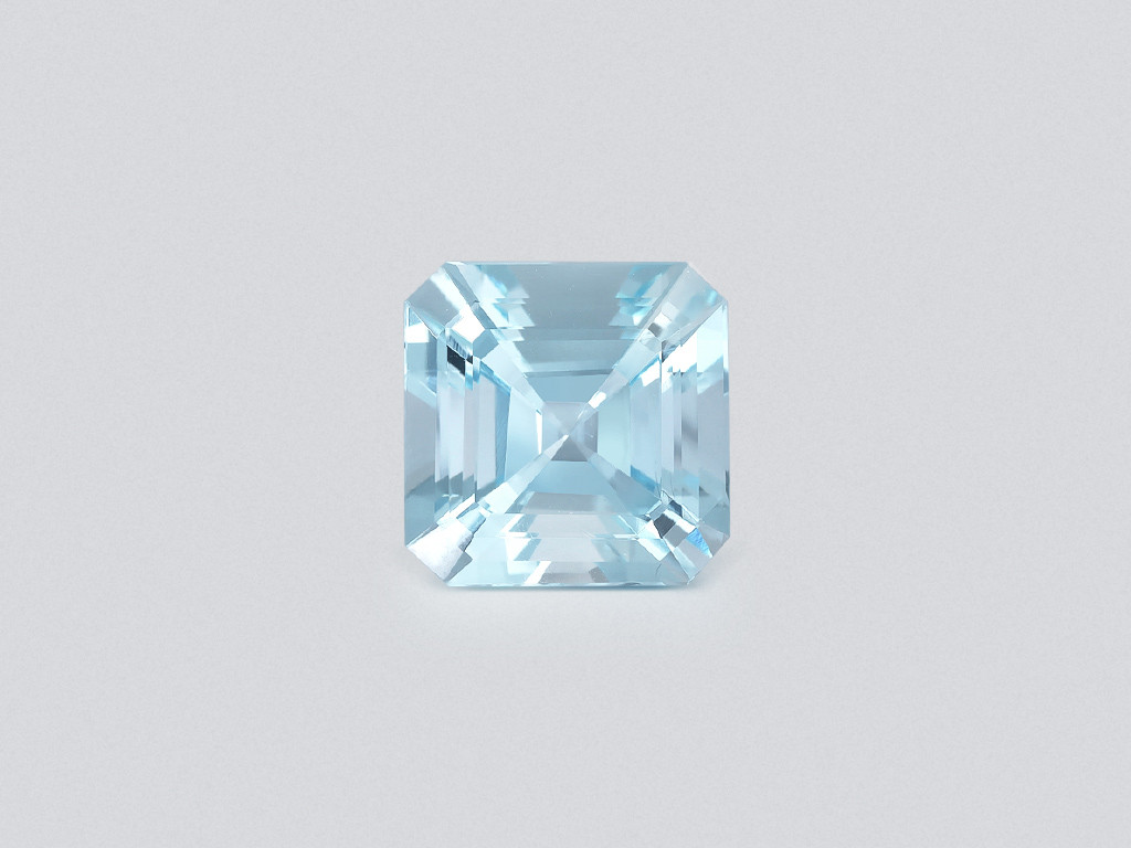 Aquamarine asscher cut 9.94 carats, Madagascar Image №1