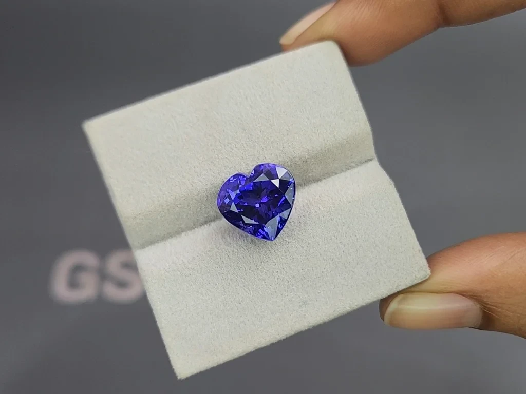 Tanzanite heart shape 7.63 carats, Tanzania Image №4