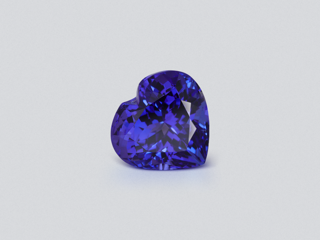 Tanzanite heart shape 7.63 carats, Tanzania Image №1