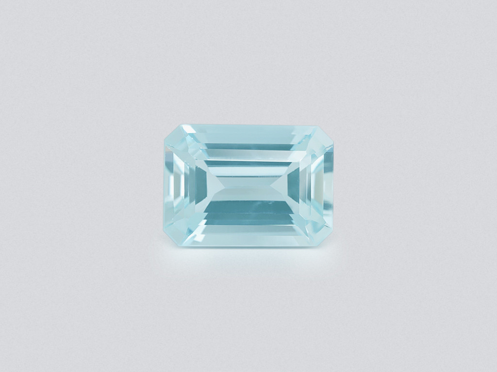 Large aquamarine octagon cut  14.99 carats, Madagascar  Image №1