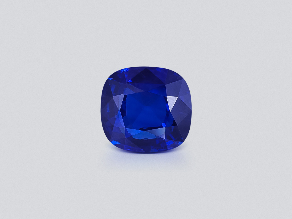 Sapphire Royal Blue cushion cut 3.11 carats, Sri Lanka  Image №1