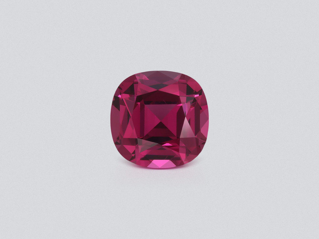 Garnet rhodolite cushion cut 4.55 carats,Tanzania Image №1