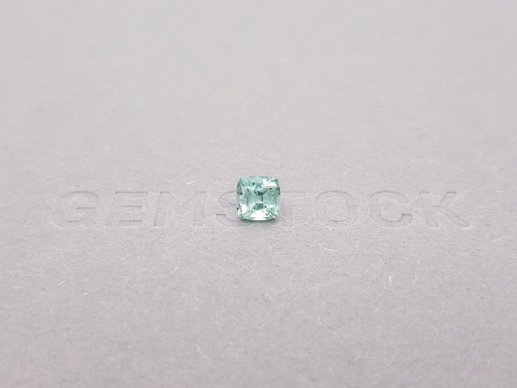 Cushion cut greenish blue tourmaline 0.74 ct Image №1