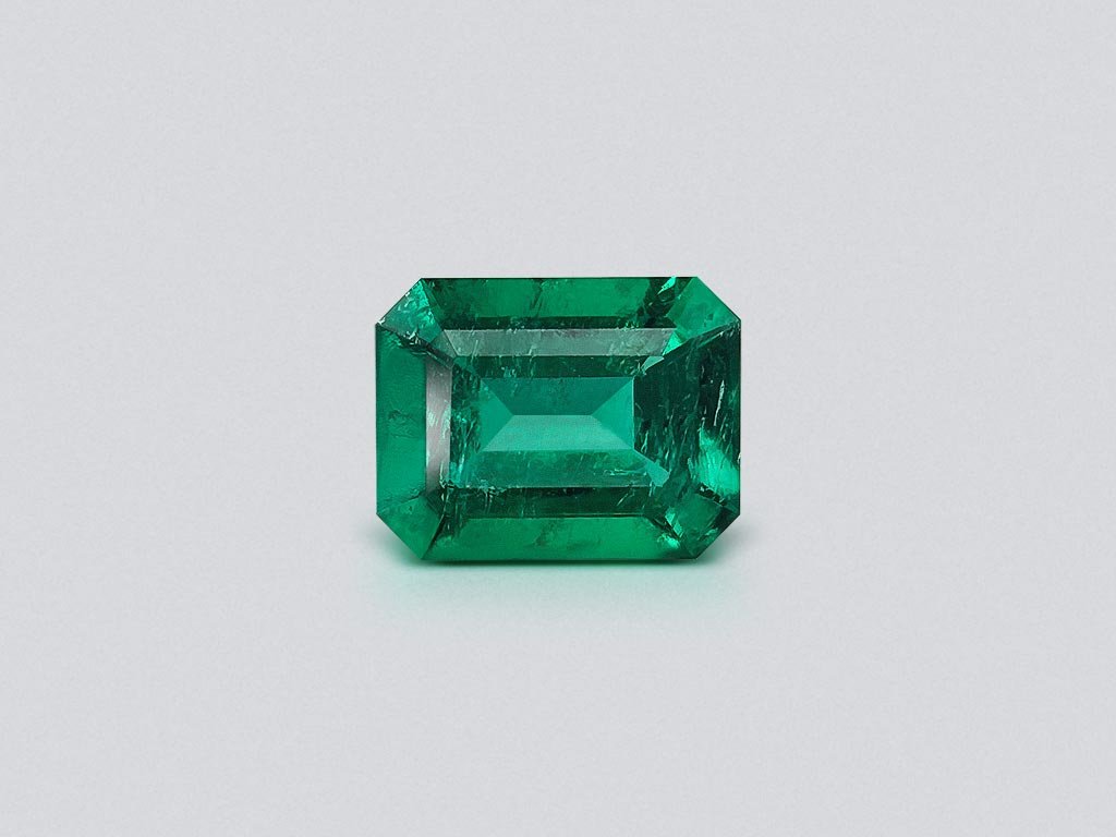 Intense Colombian "Muzo Green" Emerald octagon cut 1.41 ct Image №1