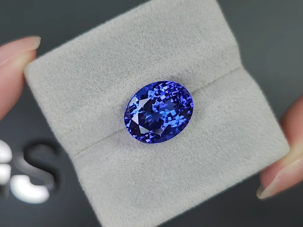 Tanzanite in oval cut 9.00 carats, Tanzania Image №4