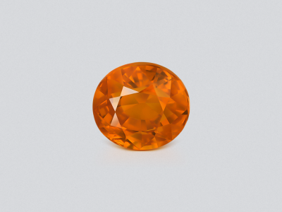 Garnet spessartine Fanta Color oval cut 2.55 carats, Africa photo