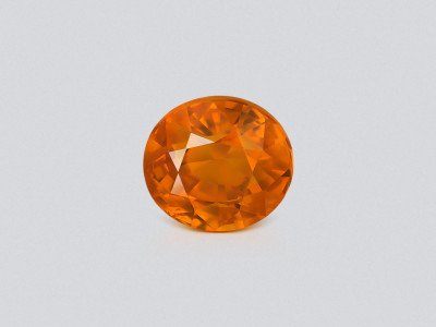 Garnet spessartine Fanta Color oval cut 2.55 carats, Africa photo