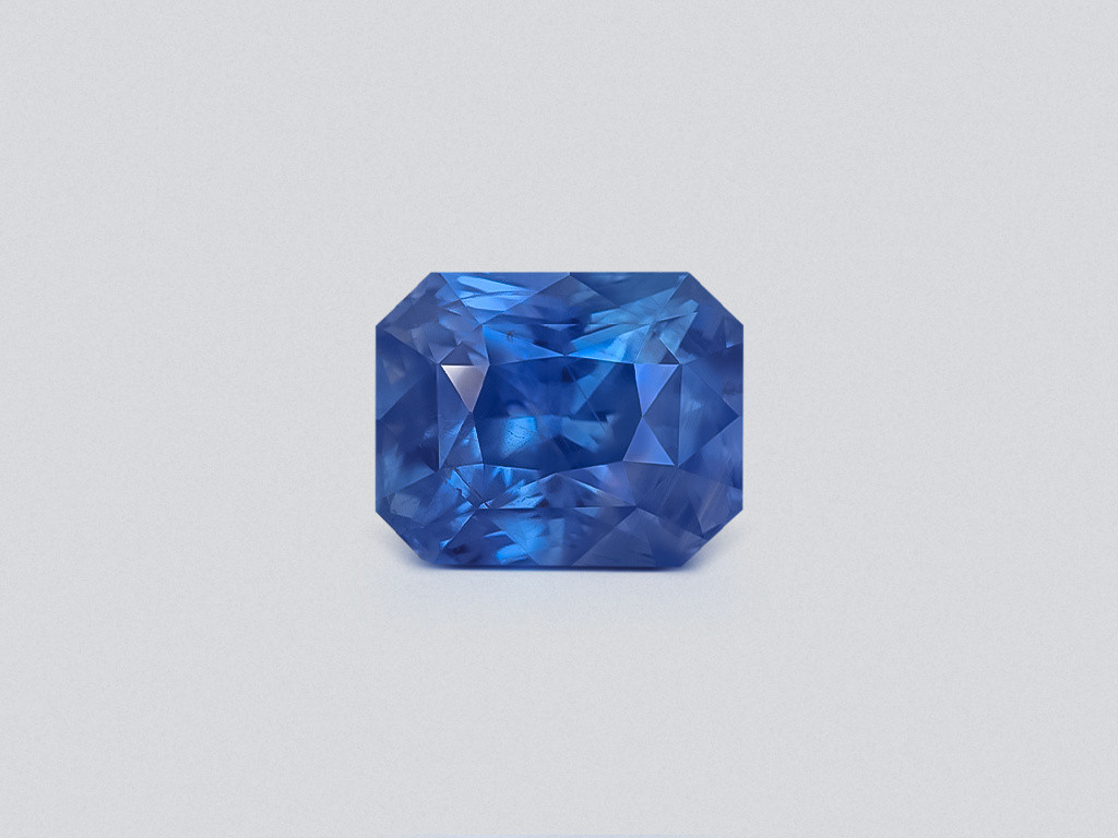 Unheated sapphire Intense Blue octagon cut 3.52 carats, Sri Lanka Image №1