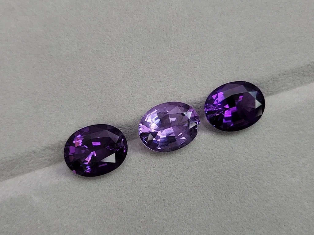 Set amethyst oval cut 42.36 carats, Brazil Image №5