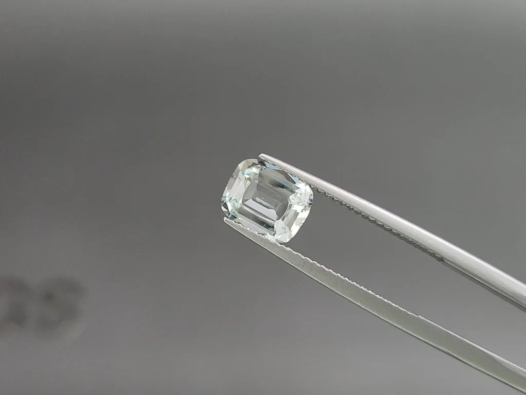 Set of aquamarines cushion cut 3.87 carats, Madagascar Image №3