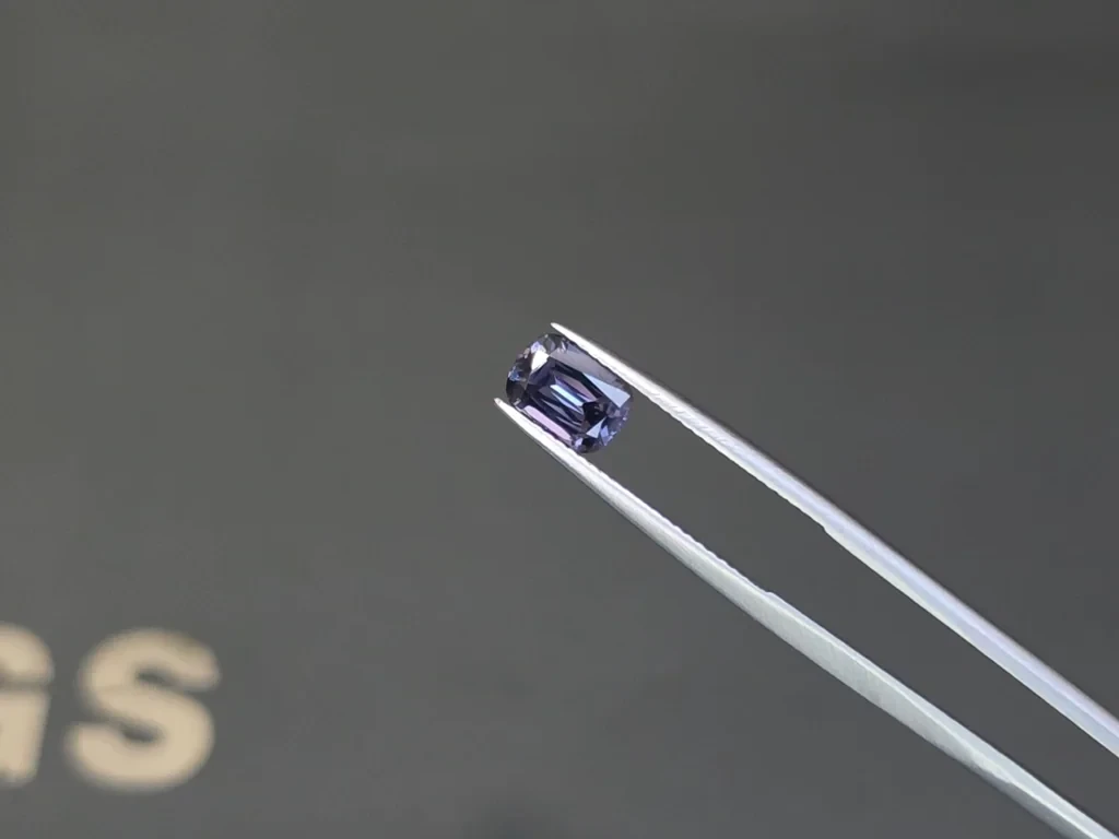 Blue spinel cushion cut 1.58 carats, Tanzania Image №3