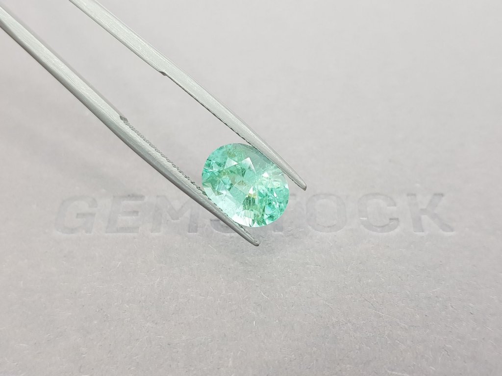 Paraiba tourmaline, oval cut 3.34 ct Image №4