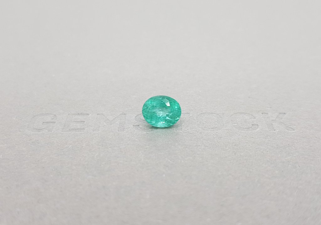 Paraiba neon tourmaline oval cut 1.58 ct, Mozambique Image №1
