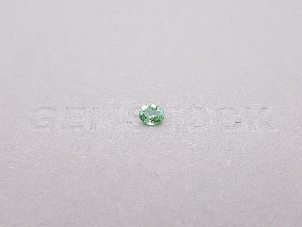 Bluish-green oval cut tourmaline 0.34 ct Image №2