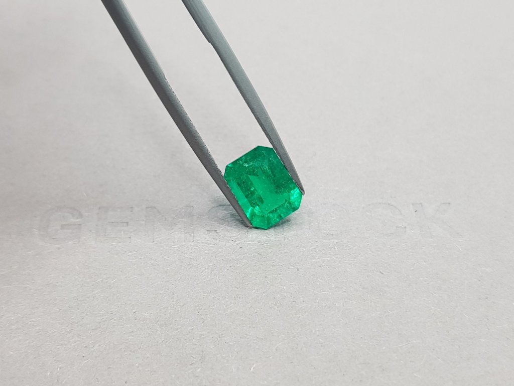 Colombian emerald Vivid Green 1.95 ct octagon cut Image №5
