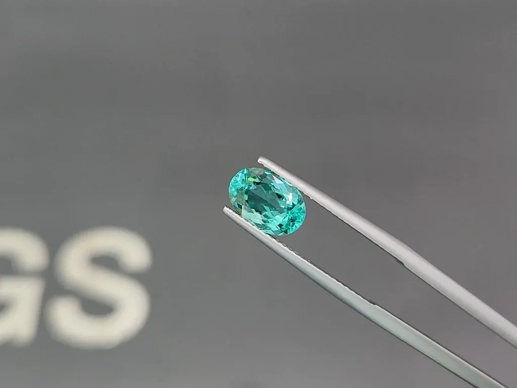 Paraiba tourmaline oval cut 2.15 carats, Mozambique  Image №3