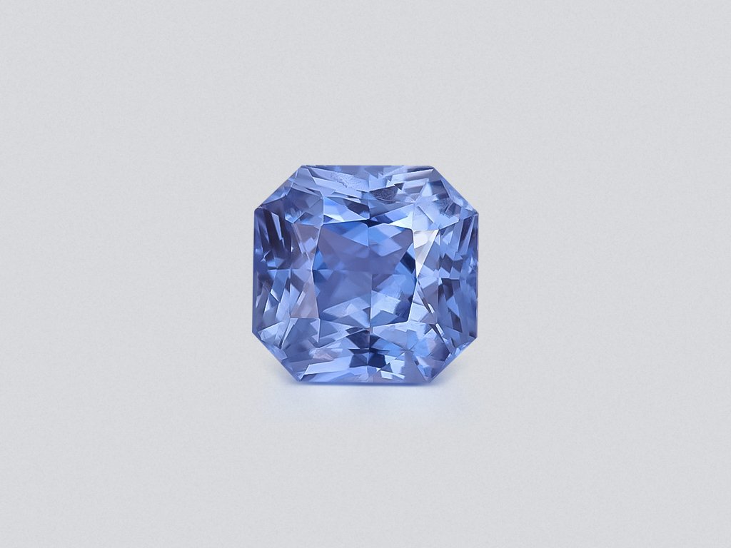 Unheated blue sapphire  radiant cut 3.54 carats, Sri Lanka Image №1