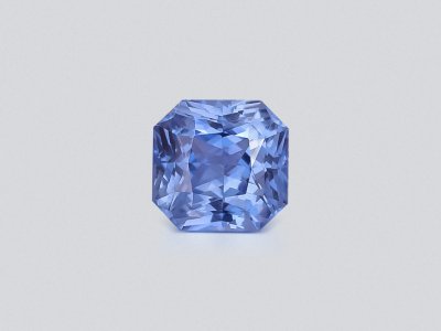 Unheated blue sapphire  radiant cut 3.54 carats, Sri Lanka photo