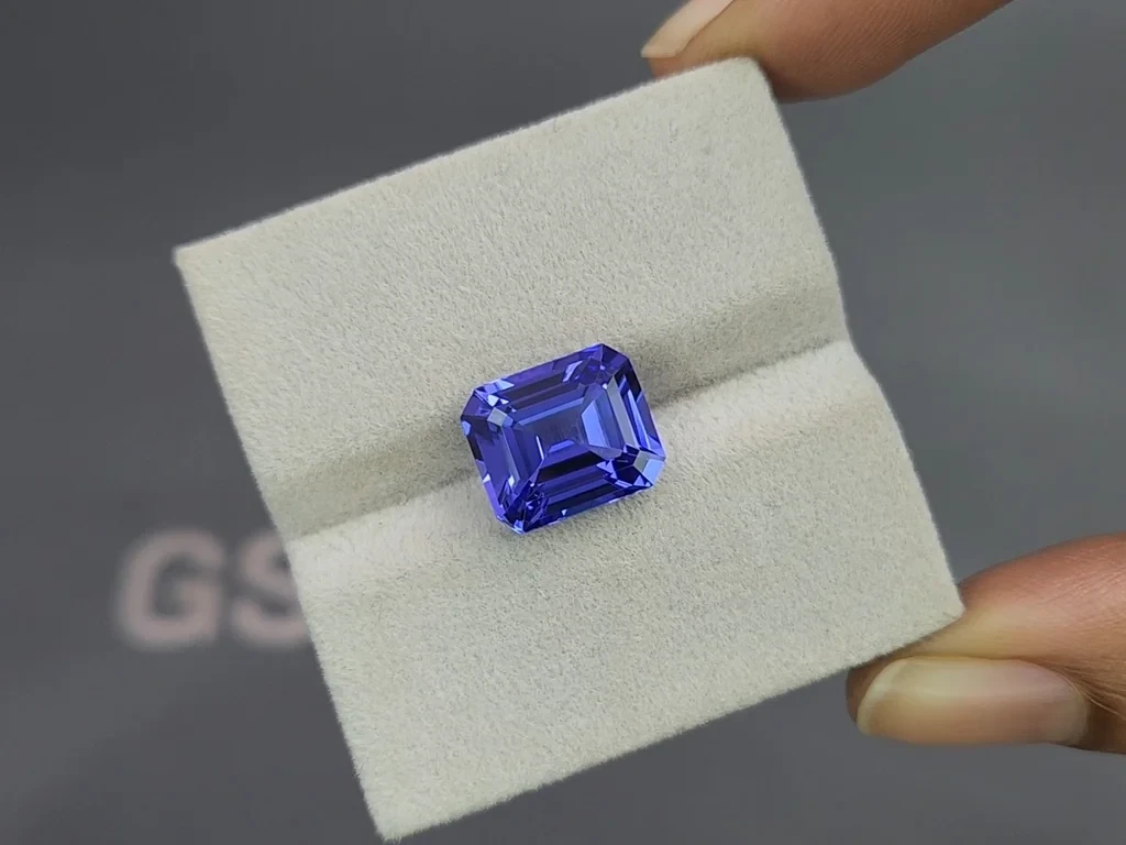 Tanzanite octagon cut  7.13 carats, Tanzania Image №4