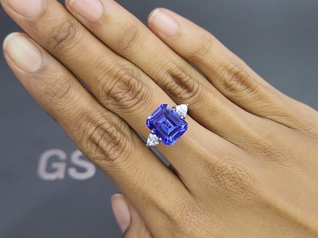 Tanzanite octagon cut  7.13 carats, Tanzania Image №5