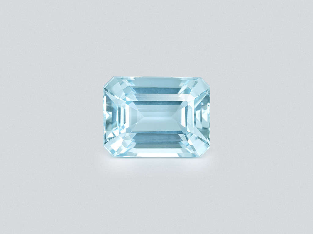 Aquamarine octagon cut 10.15 carats, Madagascar  Image №1