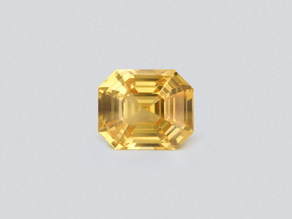Unheated  sapphire Vivid Yellow octagon 15.10 carats, Sri Lanka Image №1
