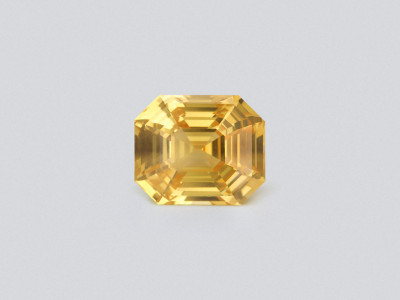 Unheated  sapphire Vivid Yellow octagon 15.10 carats, Sri Lanka photo