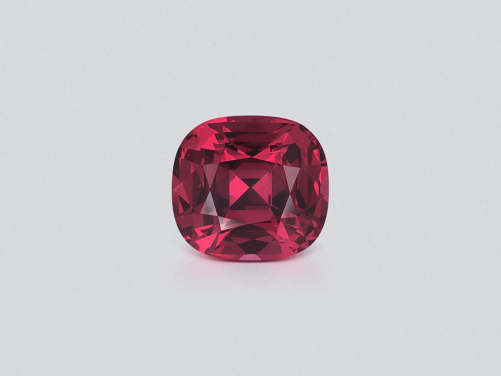 Garnet rhodolite cushion cut 6.68 carats, Tanzania Image №1