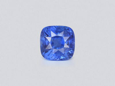 Unheated sapphire Cornflower Blue cushion cut  8.14 carats, Sri Lanka photo