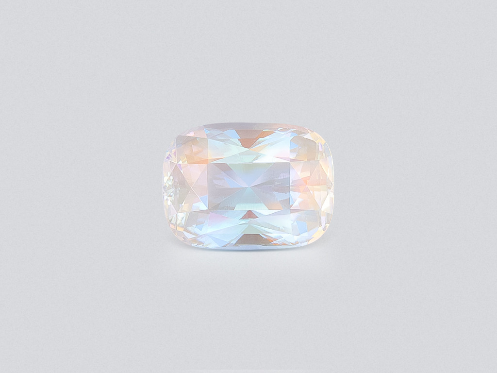 Rainbow moonstone cushion cut 9.88 carats, Madagascar Image №1